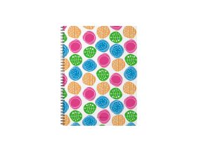 Wirebound notebook ErichKrause® Buttons, А4, 60 sheets, squared