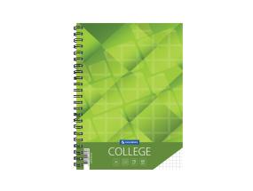 Kaustik spiraalköites A4 MEMO 7x7 ruuduline kartongkaaned 70 lehte