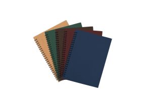 Folder in spiral binding A5 SMLT square cardboard covers with index 96 pages