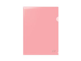 Пленка карманная А4 L-карман 115мк розовый 12 шт.