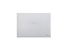 Plastic envelope with punch and bellows C4 FORPUS for 150 sheets, transparent