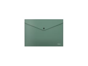 Envelope folder ErichKrause® Fizzy Classic, А4, 180 mcm, opaque, green (12 pcs in a bag)
