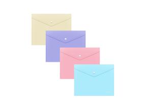 kileümbrik trukiga A5+ ERICH KRAUSE Glossy Pastel, assortii, 4tk	