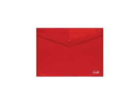 Plastic envelope with stamp C4 FORPUS for 100 pages, red