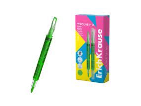 Tekstimarker, kahepoolne ERICH KRAUSE Visioline V-16 Zoom Neon, roheline