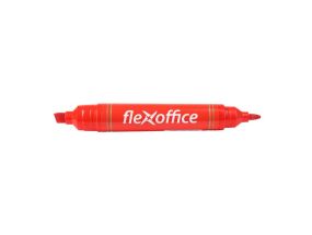 Permanentne marker FLEXOFFICE 0.8/6.0 mm kahe otsaga punane