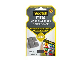 Fixing pads double-sided removable SCOTCH 25.4x25.4mm