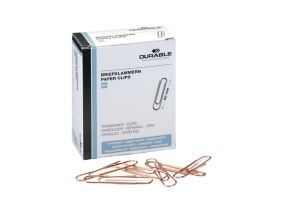 Paperclip DURABLE 50mm 100pcs copper