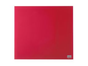 Klaastahvel-magnettahvel NOBO Impression Pro Sq.Tiles 450x450mm, punane