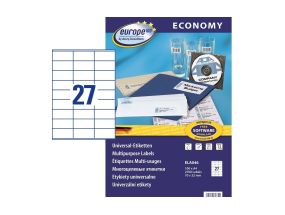 Sticker label AVERY Economy 70x32mm 100 sheets
