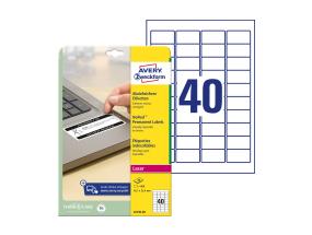 Kleebisetikett AVERY Zweckform 45,7x25,4 eemaldamiskindel (L6145-20)