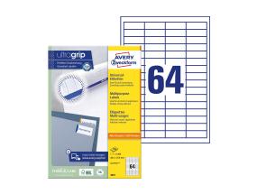 Kleebisetikett AVERY Zweckform 48,5x16,9mm 100 lehte (3667)