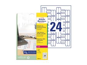 Kleebisetikett AVERY Zweckform 60x40mm 20 lehte kaablite markeerija (L7950-20)