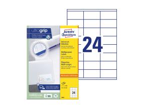 Kleebisetikett AVERY Zweckform 70x35mm 24 lehel 100 lehte (3422)