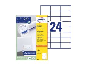 Стикер-этикетка AVERY ZWECKFORM 70x36мм на 24 листах 100 листов (3475)