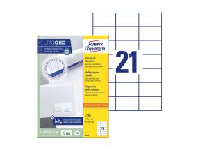 Kleebisetikett AVERY Zweckform 70x42,3mm 100 lehte (3652)