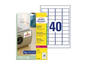 Kleebisetikett AVERY Zweckform Extra Strong 45,7x25,4mm 20 lehte (L6140-20)