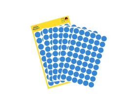 Adhesive label AVERY Zweckform Q12mm blue 270 pcs (3142)