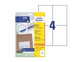 Kleebisetikett AVERY Zweckform Ultragrip 105x148mm 25+5 lehte (6120)