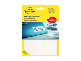 Наклейка-ярлык для раздаточного материала AVERY Zweckform 76х19мм 324 шт (3328)