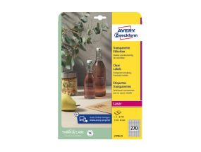 Clear labels 96x50,8mm