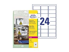 Kleebisetikett polüesterkilest ilmastikukindel AVERY Zweckform 63,5x33,9mm 8 lehte (L4773-8)