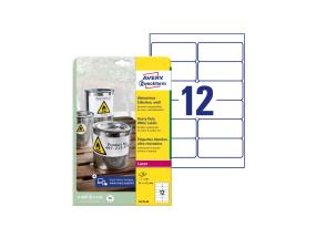 Kleebisetikett polüesterkilest ilmastikukindel AVERY Zweckform 99,1x42,3mm 20l permenentse liimiga (L4776-20)