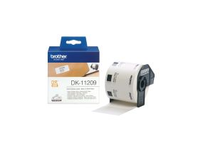Adhesive writing tape/marking tape BROTHER DK11209 29x62mm 800 stickers on a roll
