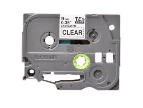 Kleepkirjalint BROTHER TZE-121 9mm must/läbipaistval analoog