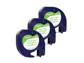 Kleepkirjalint DYMO LetraTag A91220 12mm valge paber analoog