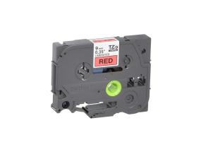 Kleepkirjalintmarkeerimislint BROTHER TZE-421 9mm mustpunasel analoog