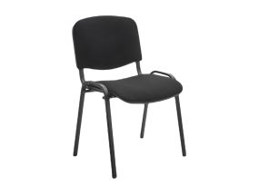 Customer chair ISO black fabric black legs