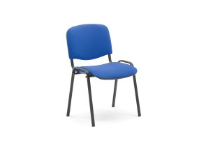 Klienditool ISO sinine kangas C6, mustad jalad