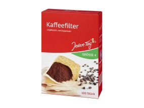 Coffee filter JEDEN TAG, No. 4 100 pcs