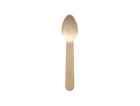 Wooden coffee spoons HUHTAMÄKI 100 pcs in a pack