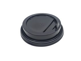 Kohvitopsi kaas 300ml topsile 100tk/pk must