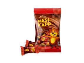 Kommid batoonikesed KALEV, mesikäpp,šokolaadiglasuuriga 200g