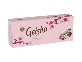 Kommid FAZER Geisha piimašokolaadikommid pähklikreemitäidisega 250g