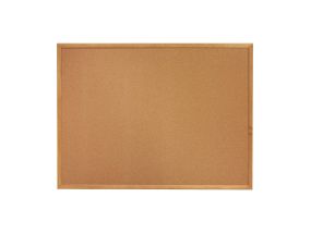 Cork board 600x450mm in wooden frame FOROFIS