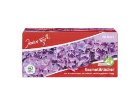 Kosmeetilised salvrätikud JEDEN TAG 3-kihiline 90tk