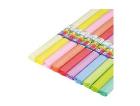 Krepp-paber FIORELLO 10 värvi pastelsed assortiivärvid