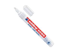 Kriidimarker-klaastahvlimarker-klaastahvlimarker koonilise otsaga EDDING 2-3mm valge