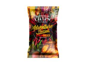 Krõpsud JERSIKA Aafrikapärase kana maitsega krõpsud 90g