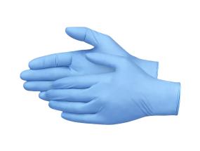 Kummikindad nitriilkindad puudrita L sinised, 100tk