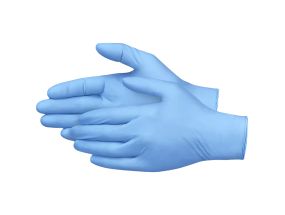 Rubber gloves nitrile gloves without powder M blue, 100 pcs