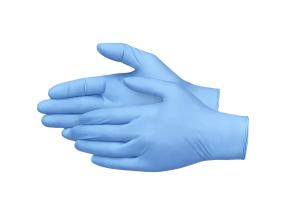 Nitriilkindad WORTEX puudrita M 100tk (sinine)