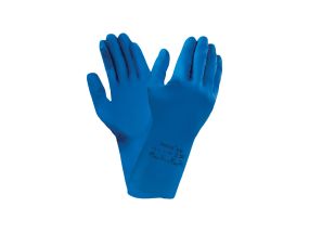 Резиновые перчатки с хлопковой подкладкой размер M