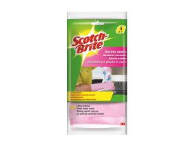 Резиновые перчатки с хлопковой подкладкой SCOTCH Brite Ultra Sensitive S
