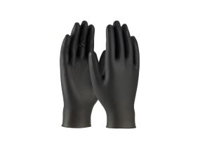 Перчатки резиновые перчатки нитриловые без пудры XL WP черные 100 шт.