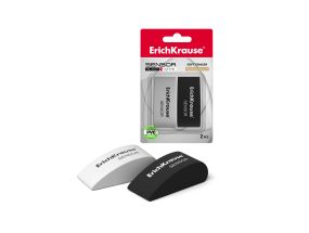 Eraser ErichKrause® Sensor Black&Whitе (in blister 2 pcs.)